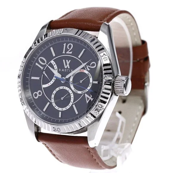 Share VARTIX Alive WA1VN Day-Date Power Reserve black Dial Automatic Men's_81883